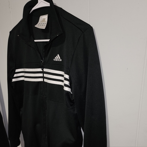 Adidas Black Classic Zip Up Jacket - Picture 7 of 7